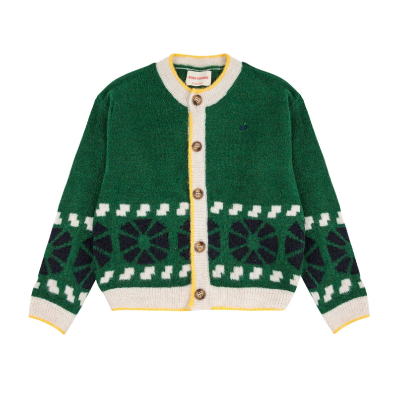 Bobo Choses Kaleidoscope Jacquard Cardigan