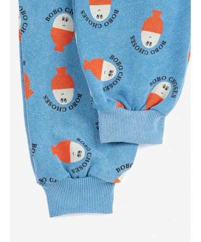 Bobo Choses Morning Egg All Over Jogging Pants Blue