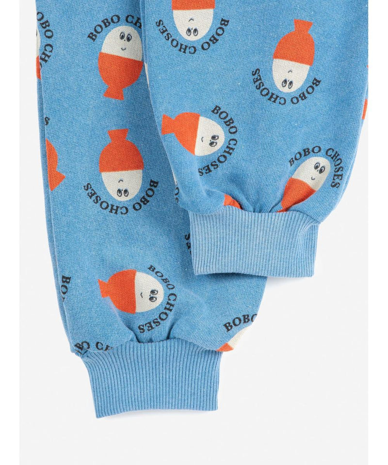 Bobo Choses Morning Egg All Over Jogging Pants Blue