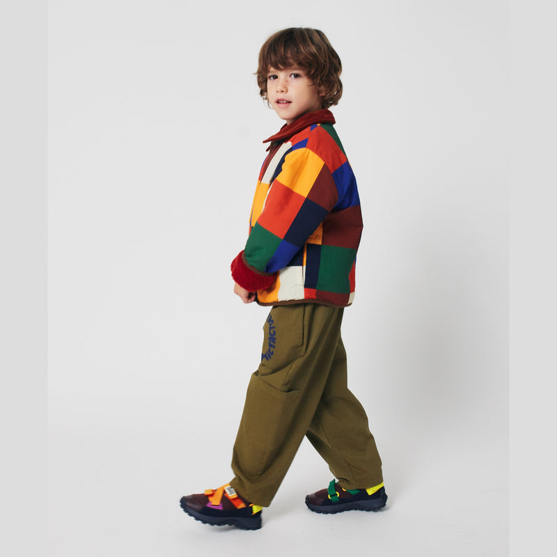 Bobo Choses Multicolor Tiles Sheepskin Jacket