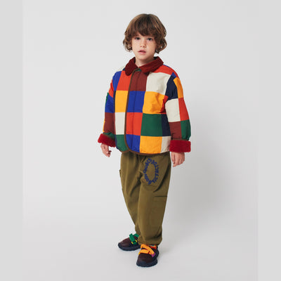 Bobo Choses Multicolor Tiles Sheepskin Jacket