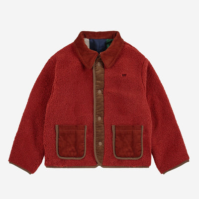 Bobo Choses Multicolor Tiles Sheepskin Jacket - Studio Play