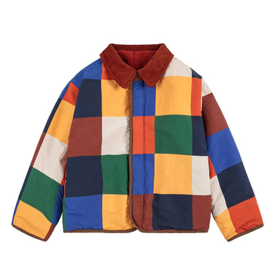 Bobo Choses Multicolor Tiles Sheepskin Jacket - Studio Play