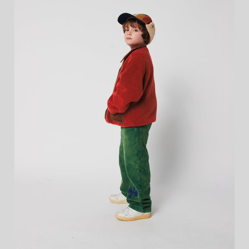 Bobo Choses Multicolor Tiles Sheepskin Jacket