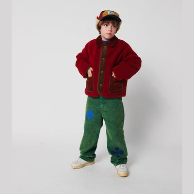 Bobo Choses Multicolor Tiles Sheepskin Jacket