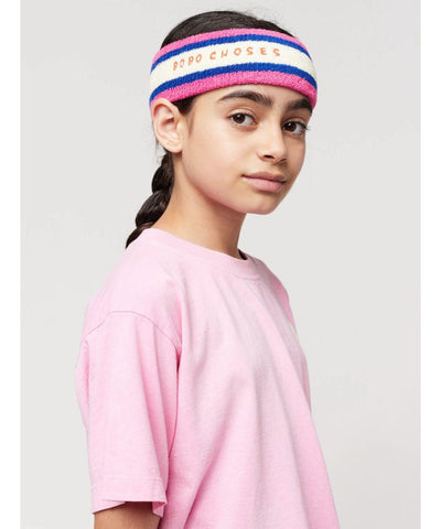 Bobo Choses Pink Towel Headband