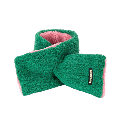 Bobo Choses Sheepskin Neck Warmer Pink/Green - Studio Play