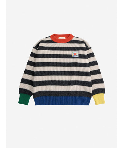 Bobo Choses Smiles Stripes Jumper Multicolor