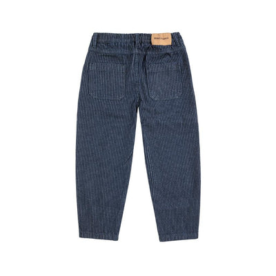 Bobo Choses Tic Tac Toe Denim Pants Navy Blue - Studio Play
