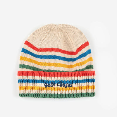 Bobo Choses Tic Tac Toe Knitted Striped Beanie