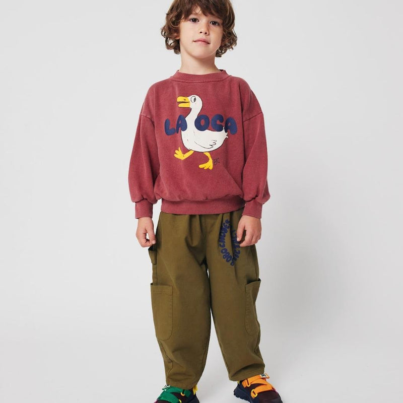 Bobo Choses Tic Tac Toe Woven Cargo Pants
