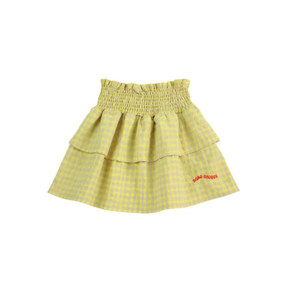 Bobo Choses Vichy Ruffle Skirt Multicolor - Studio Play