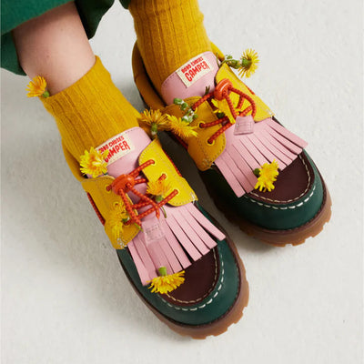 Bobo Choses X Camper Compas Nautic Shoes Yellow