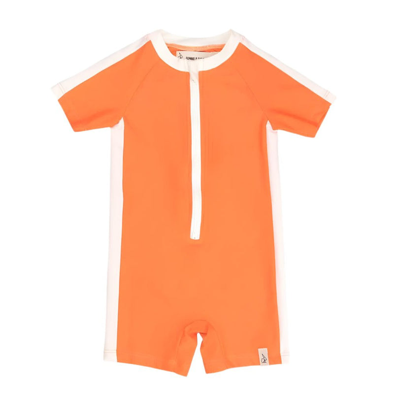 Bonnie & the Gang Baby Swim Jumpsuit Orange - Studio Play