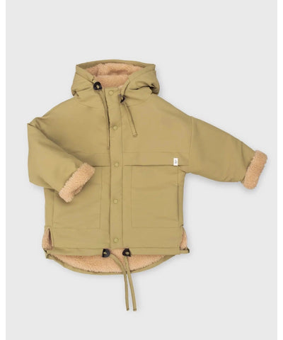 Bonnie&theGang Baby Judd Reversible Coat Olive