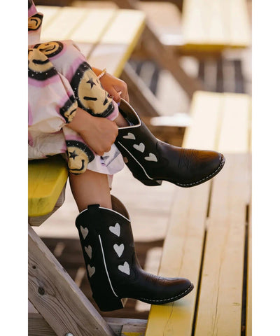 Bootstock Adult Hearts Black
