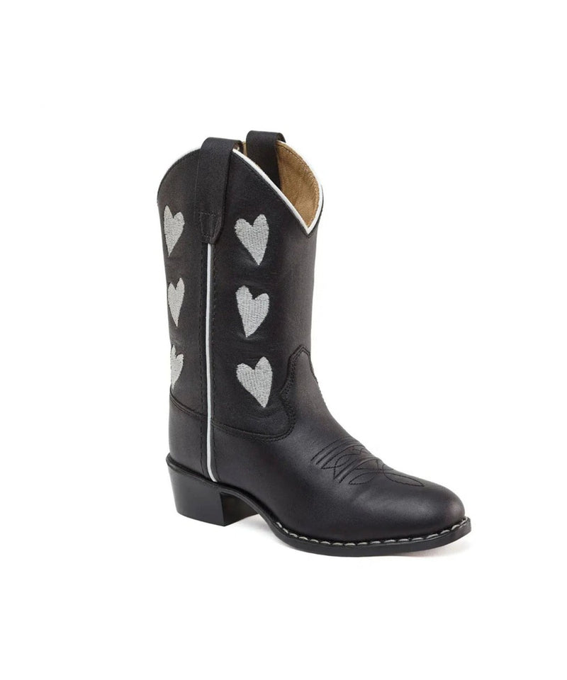 Bootstock Kids Hearts Black