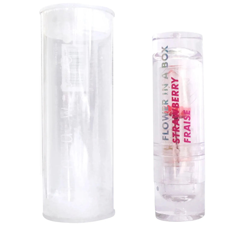 Inuwet Lip Balm Flower In Box Strawberry
