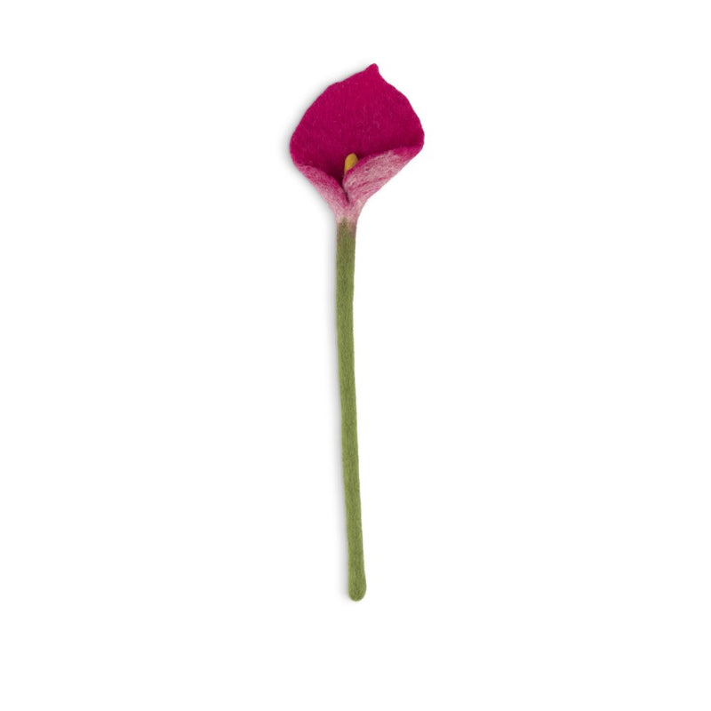 Sjaal Met Verhaal Bloem Calla Magenta
