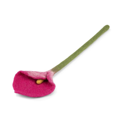 Sjaal Met Verhaal Bloem Calla Magenta