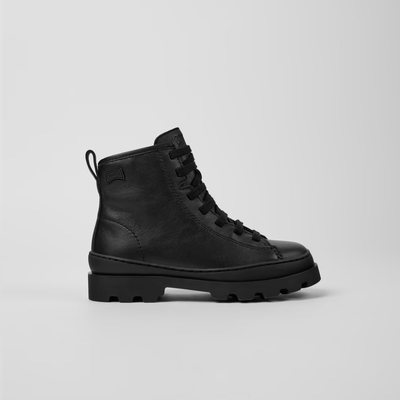 Camper Brutus Black Ankle Boots