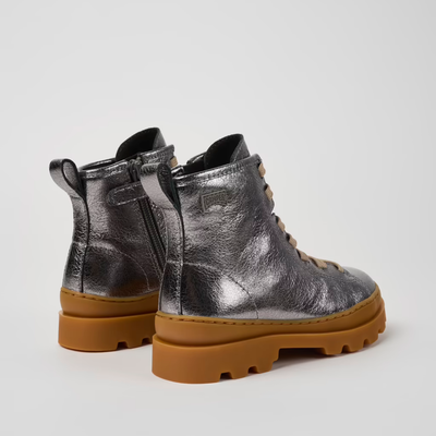 Camper Brutus Grey Ankle Boot
