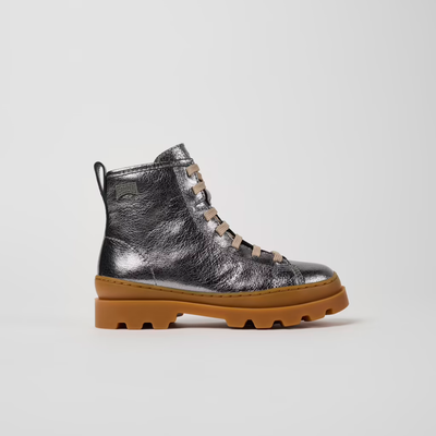 Camper Brutus Grey Ankle Boot