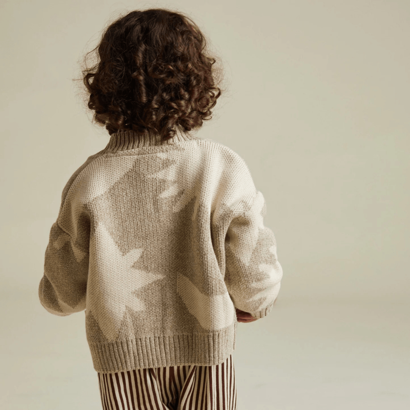 Claude & Co Abstract Neutral Moon Star Cardigan - Studio Play
