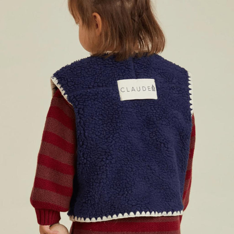 Claude & Co Amos Midnight Folk Gilet
