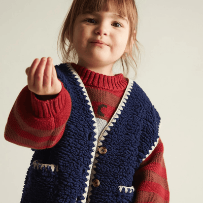 Claude & Co Amos Midnight Folk Gilet - Studio Play