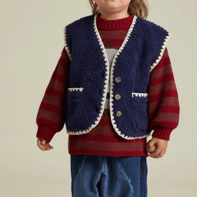 Claude & Co Amos Midnight Folk Gilet - Studio Play