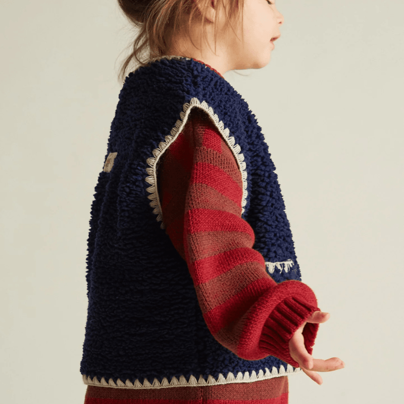 Claude & Co Amos Midnight Folk Gilet - Studio Play