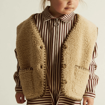 Claude & Co Amos Sand Folk Gilet - Studio Play