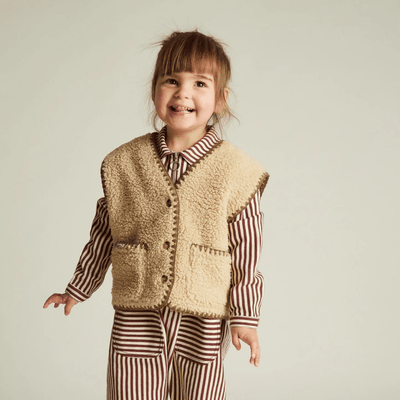 Claude & Co Amos Sand Folk Gilet - Studio Play