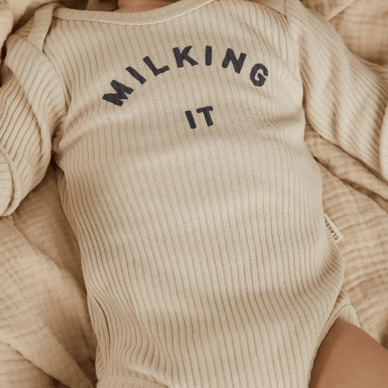 Claude & Co BABY Milking It ® Bodysuit - Studio Play
