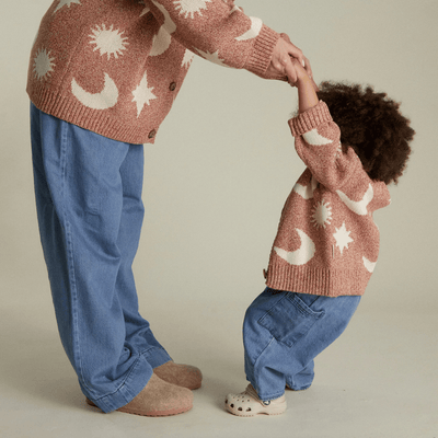 Claude & Co Cozmo Russet Moon Star Cardigan - Studio Play
