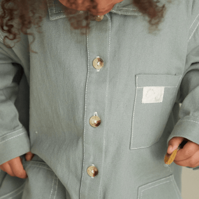 Claude & Co Sea Green Western Overalls - Studio Play