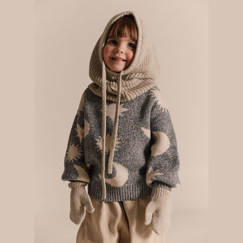 Claude & Co Cozmo Midnight Moon Stars Sweater