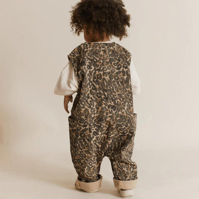 Claude & Co Wren Leopard Sleeveless Overall