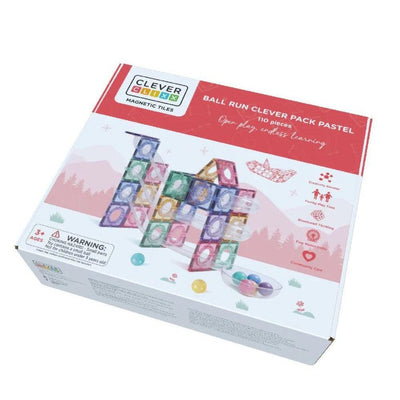 Cleverclixx Ball Run Clever Pack Pastel 110 Pieces - Studio Play