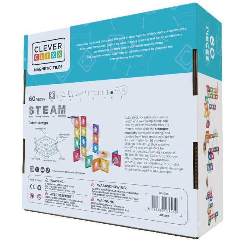 Cleverclixx Ball Run Compact Pack Intense 60 Pieces