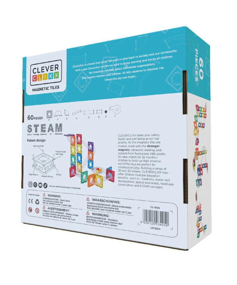 Cleverclixx Ball Run Compact Pack Intense 60 Pieces