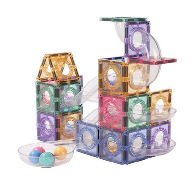 Cleverclixx Ball Run creative pack Pastel 70 pieces