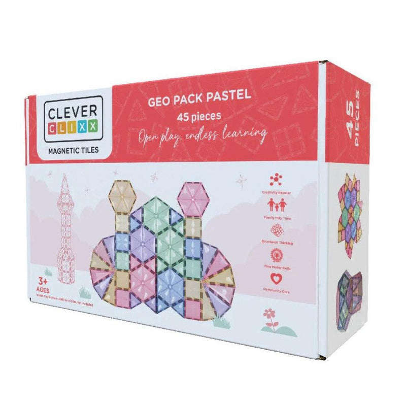 Cleverclixx Geo Pack Pastel 45 Pieces - Studio Play