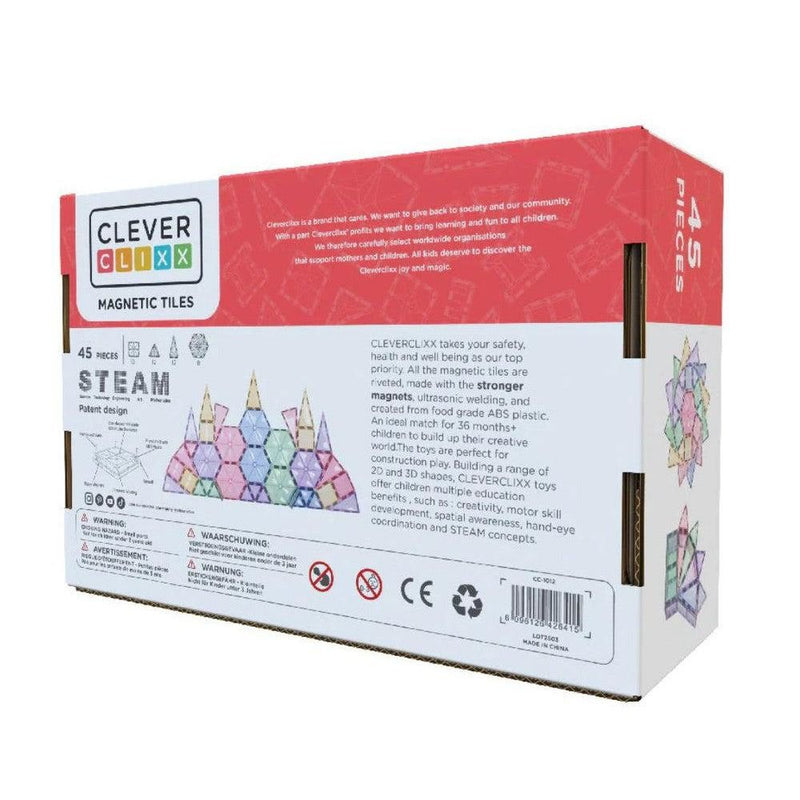 Cleverclixx Geo Pack Pastel 45 Pieces - Studio Play