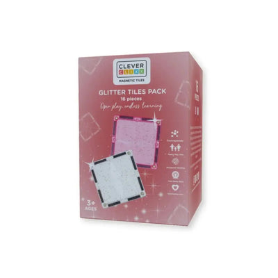 Cleverclixx Glitter Tiles Pack 16 Pieces - Studio Play