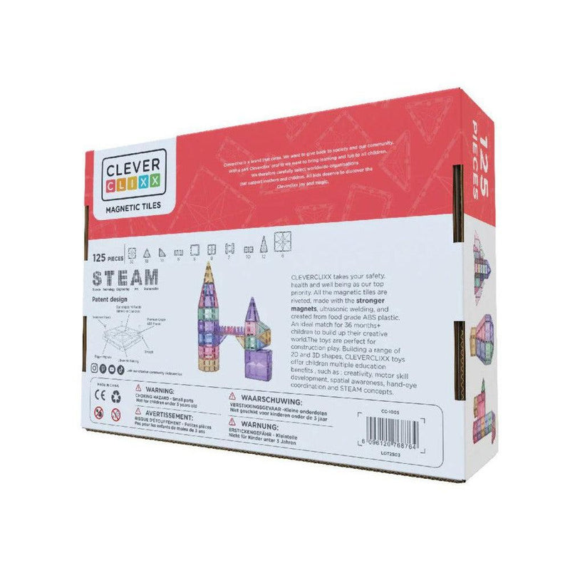 Cleverclixx Large Creative Pack Pastel 125 Pieces