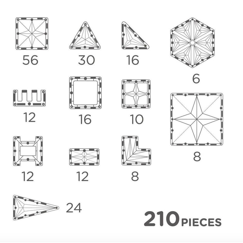 Cleverclixx Mega Creative Pack Pastel 210 Pieces