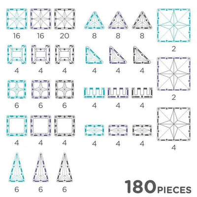 Cleverclixx Mega Ice Crystal Pack 180 Pieces - Studio Play
