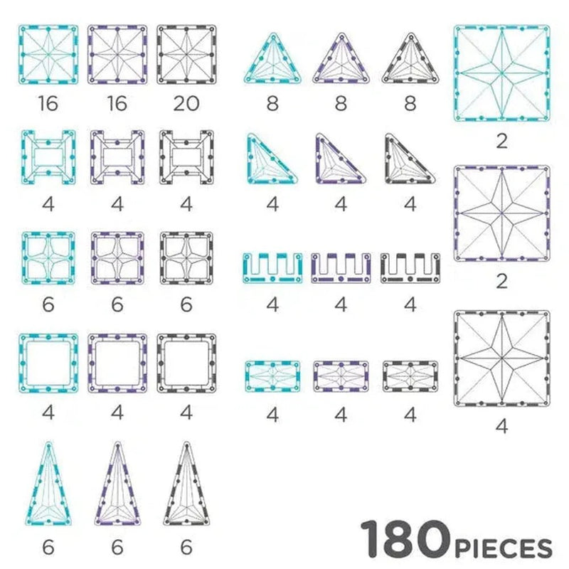 Cleverclixx Mega Ice Crystal Pack 180 Pieces - Studio Play